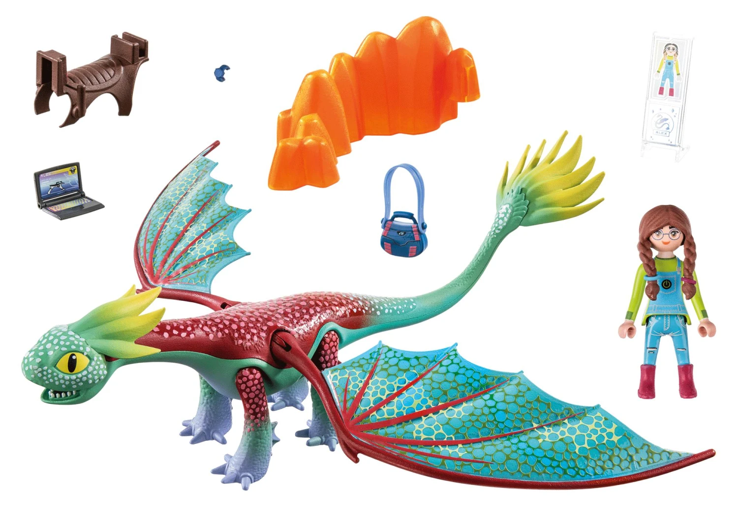 Playmobil 71083 Dragons: The Nine Realms Feathers & Alex Ab 4 Jahren 4 Playmobil 71083 Dragons: The Nine Realms Feathers & Alex Ab 4 Jahren – Bild 2