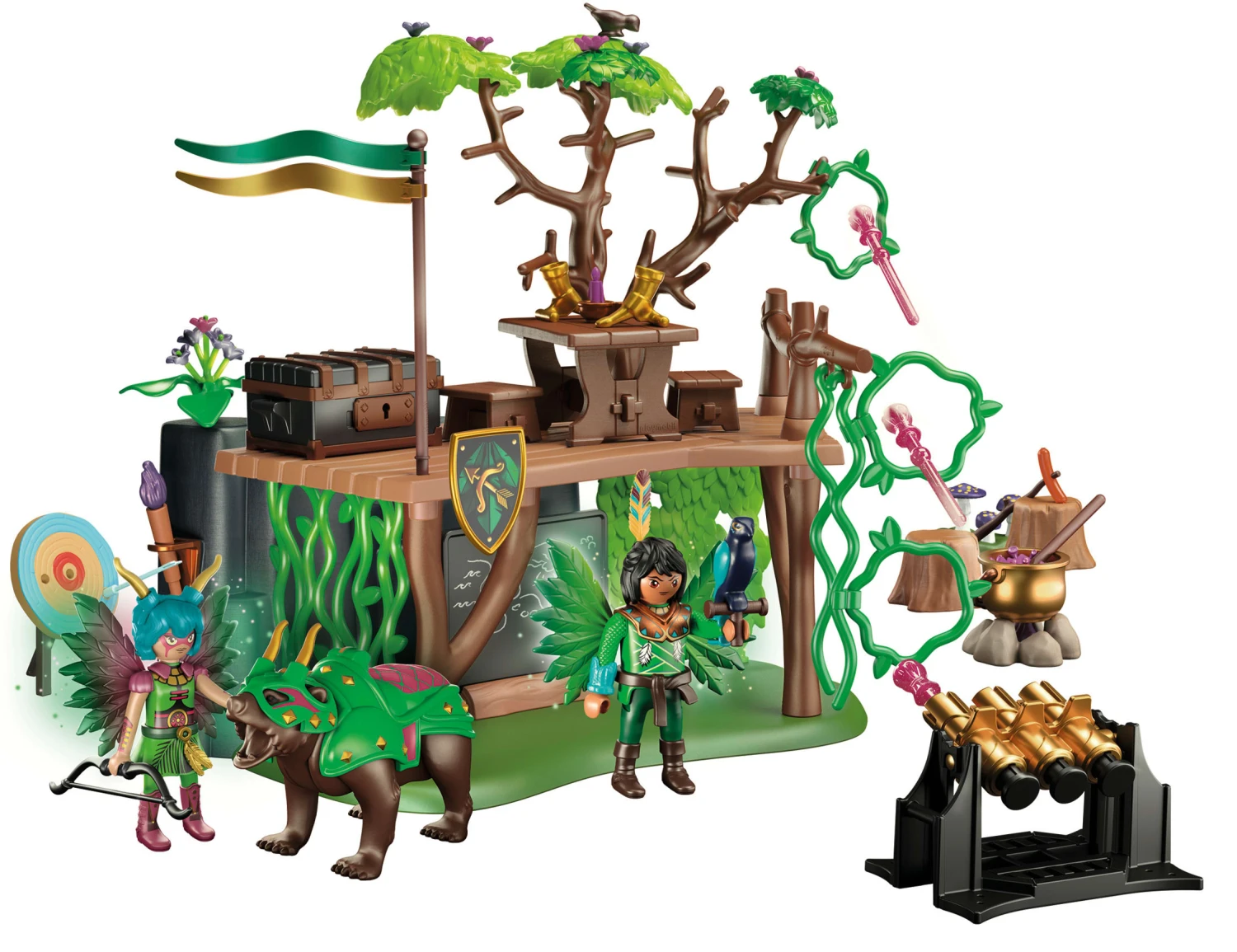 Playmobil Adventures Of Ayuma 2er Set: 70805 Trainingscamp + 70803 Crystal Fairy Und Bat Fairy Mit Seelentieren 5 Playmobil Adventures Of Ayuma 2er Set: 70805 Trainingscamp + 70803 Crystal Fairy Und Bat Fairy Mit Seelentieren – Bild 3