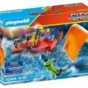 PLAYMOBIL City Action 70144 Seenot: Kitesurfer-Rettung Mit Boot, Ab 4 Jahren