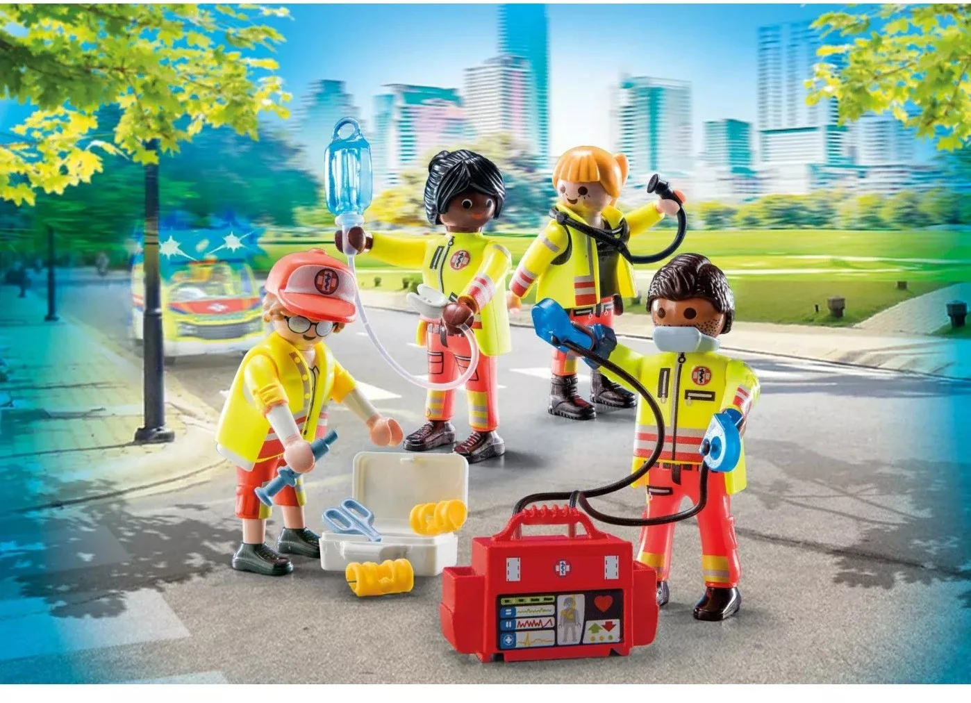 Playmobil City Life - Reddingsteam 71244 4 Playmobil City Life - Reddingsteam 71244 – Bild 2