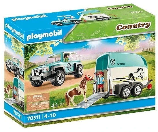 PLAYMOBIL Country 70511 PKW Mit Ponyanhänger, Ab 4 Jahren 3 PLAYMOBIL Country 70511 PKW Mit Ponyanhänger, Ab 4 Jahren