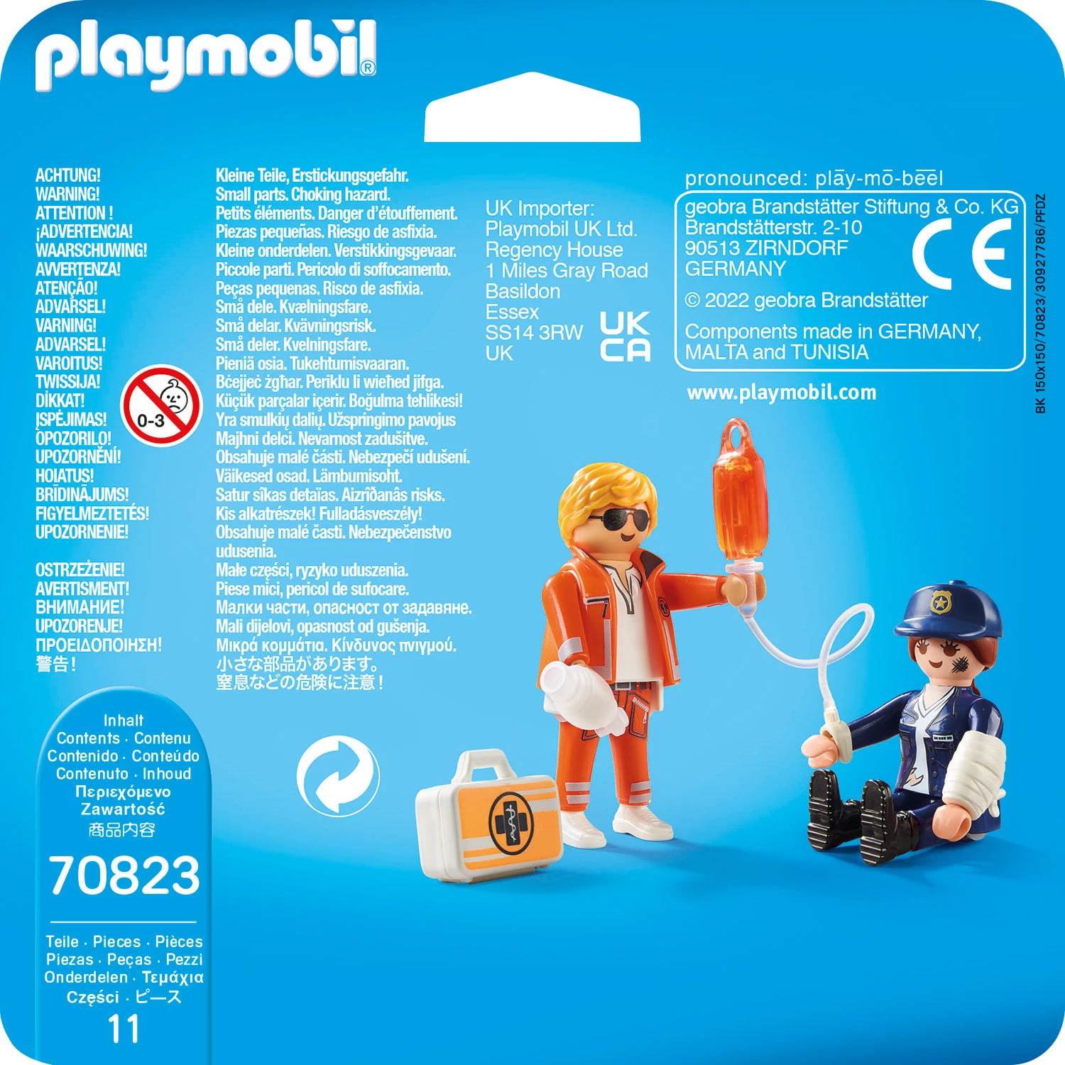 Playmobil DuoPack Notarzt Und Polizistin Für 4-10 Jahren 5 Playmobil DuoPack Notarzt Und Polizistin Für 4-10 Jahren – Bild 3