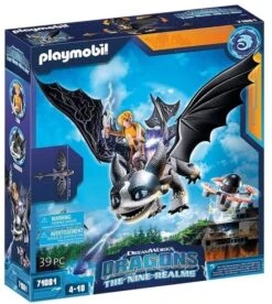 Playmobil How To Train Your Dragon - Dragons: Die Neun Reiche - Thunder & Tom 71081
