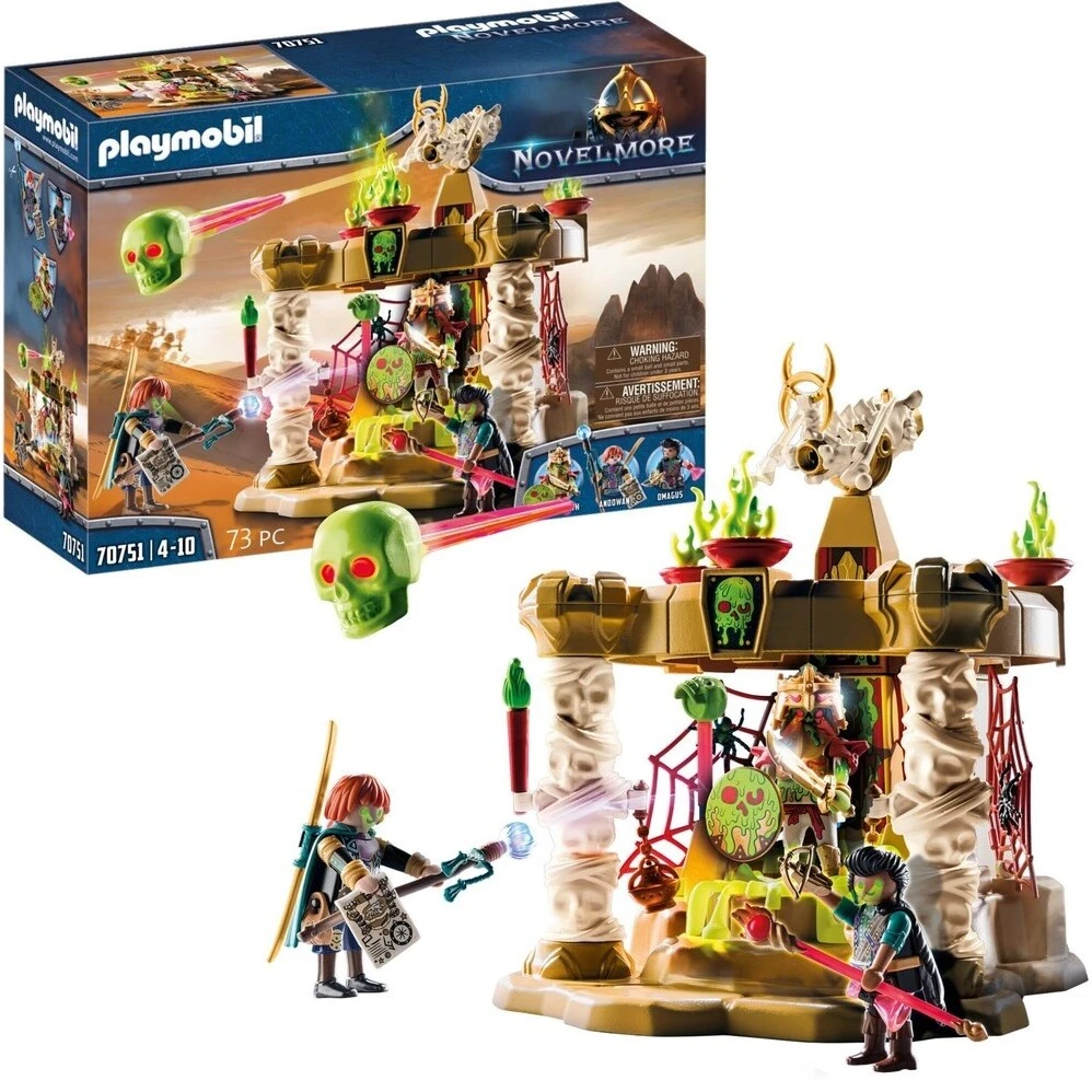 PLAYMOBIL Novelmore 70751 Sal'ahari Sands - Tempel Der Skelettarmee, Mit Lichteffekt, Ab 4 Jahren 3 PLAYMOBIL Novelmore 70751 Sal'ahari Sands - Tempel Der Skelettarmee, Mit Lichteffekt, Ab 4 Jahren
