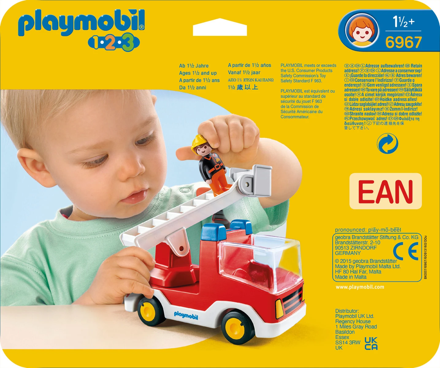 PLAYMOBIL® 6967 Feuerwehrleiterfahrzeug 4 PLAYMOBIL® 6967 Feuerwehrleiterfahrzeug – Bild 2