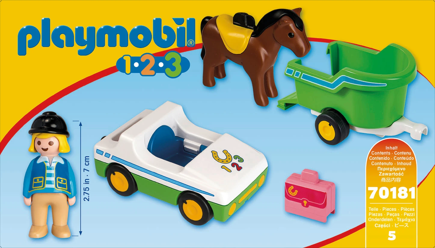 PLAYMOBIL® 70181 PKW Mit Pferdeanhänger 4 PLAYMOBIL® 70181 PKW Mit Pferdeanhänger – Bild 2