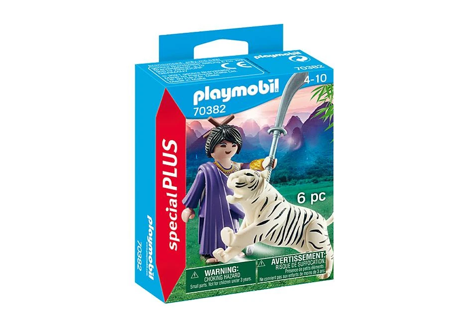 PLAYMOBIL® 70382 Asiakämpferin Mit Tiger 3 PLAYMOBIL® 70382 Asiakämpferin Mit Tiger