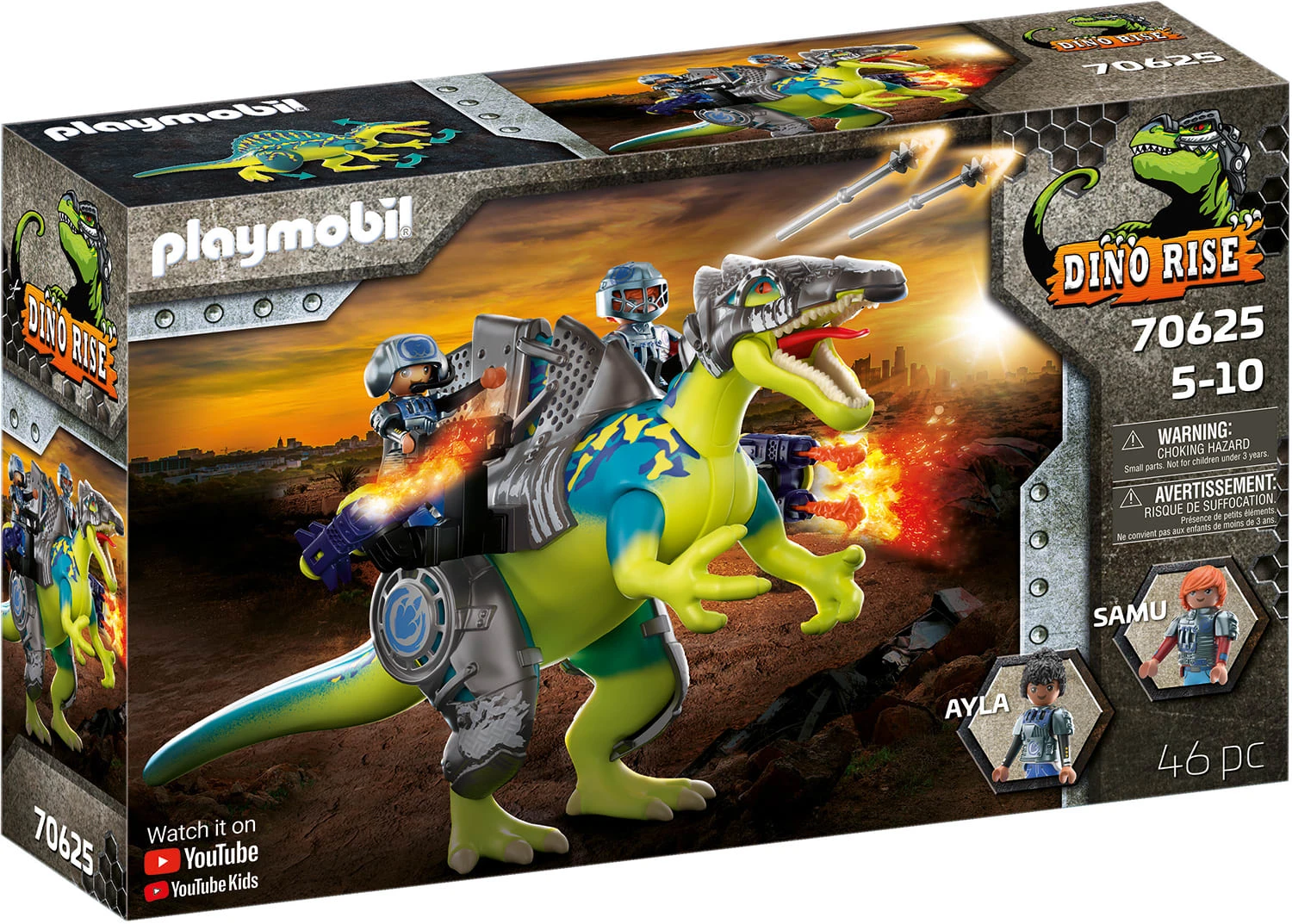 PLAYMOBIL® 70625 Spinosaurus: Doppelte Verteidigungs-Power 3 PLAYMOBIL® 70625 Spinosaurus: Doppelte Verteidigungs-Power