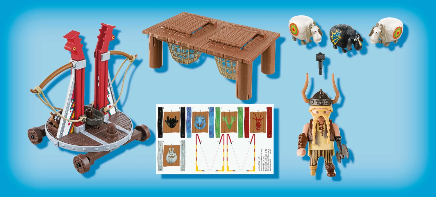 PLAYMOBIL® 9461 Dragon Racing: Grobian Mit Schafschleuder 4 PLAYMOBIL® 9461 Dragon Racing: Grobian Mit Schafschleuder – Bild 2
