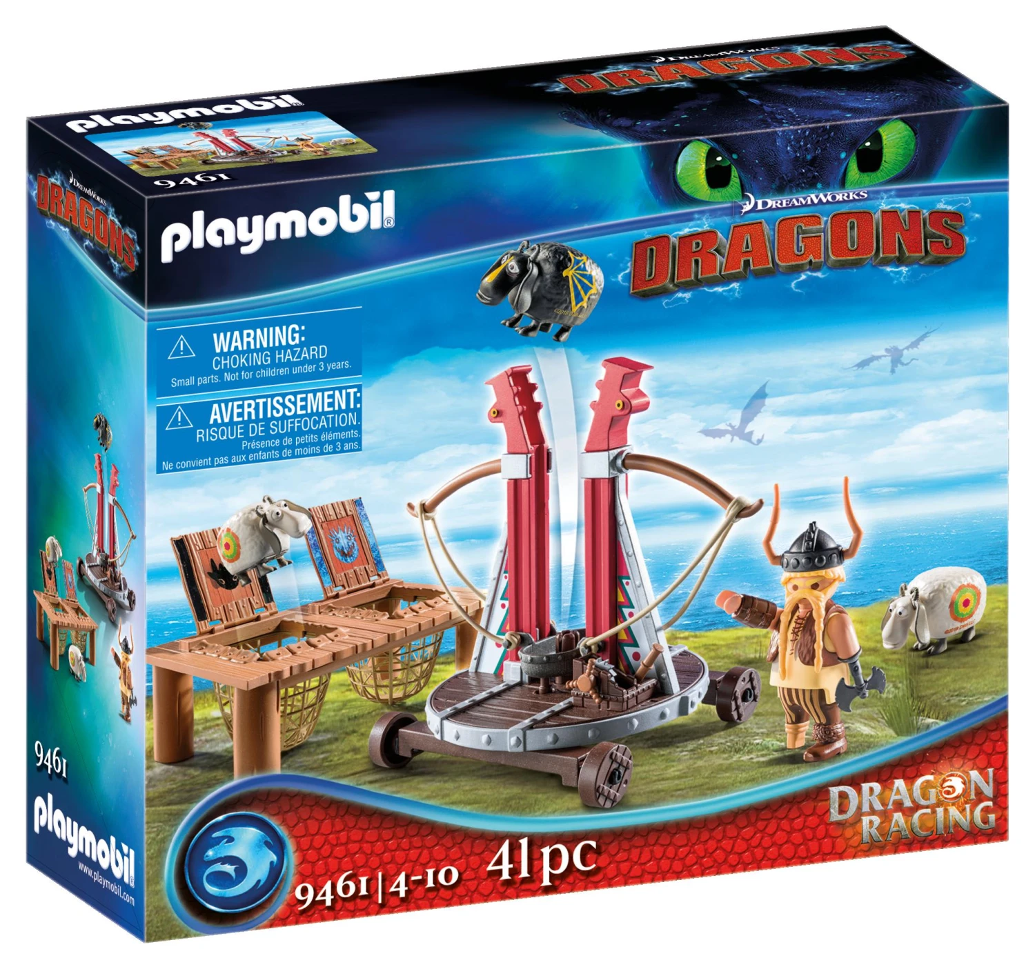 PLAYMOBIL® 9461 Dragon Racing: Grobian Mit Schafschleuder 3 PLAYMOBIL® 9461 Dragon Racing: Grobian Mit Schafschleuder