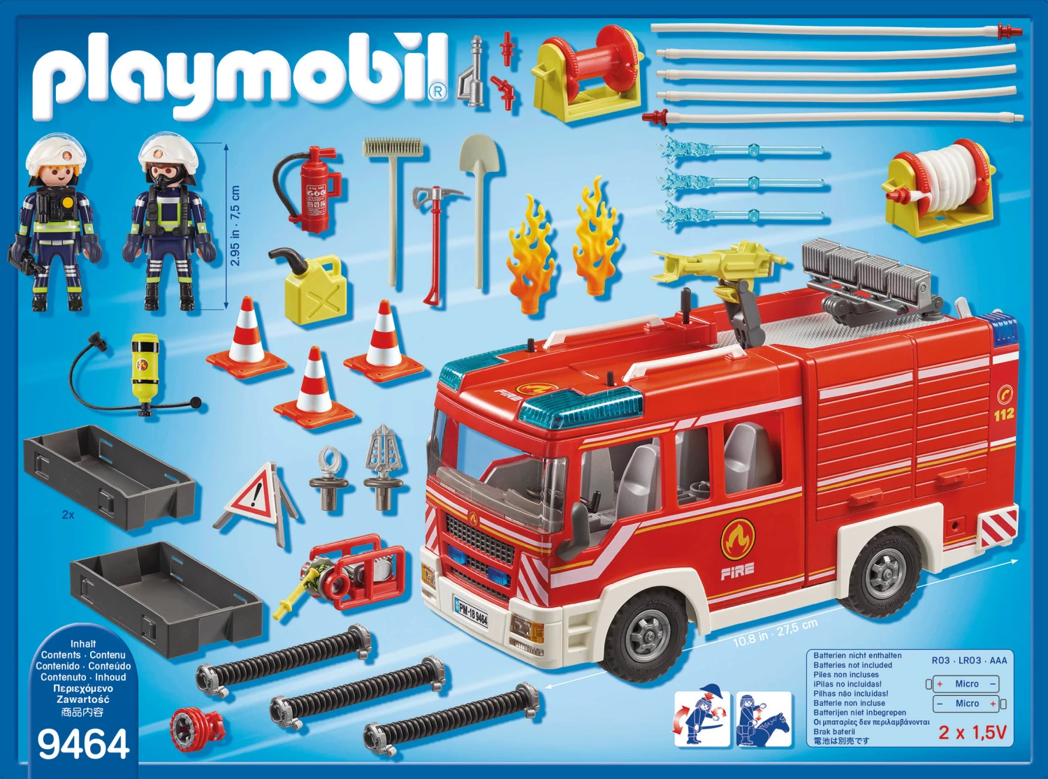 PLAYMOBIL® 9464 Feuerwehr-Rüstfahrzeug 4 PLAYMOBIL® 9464 Feuerwehr-Rüstfahrzeug – Bild 2