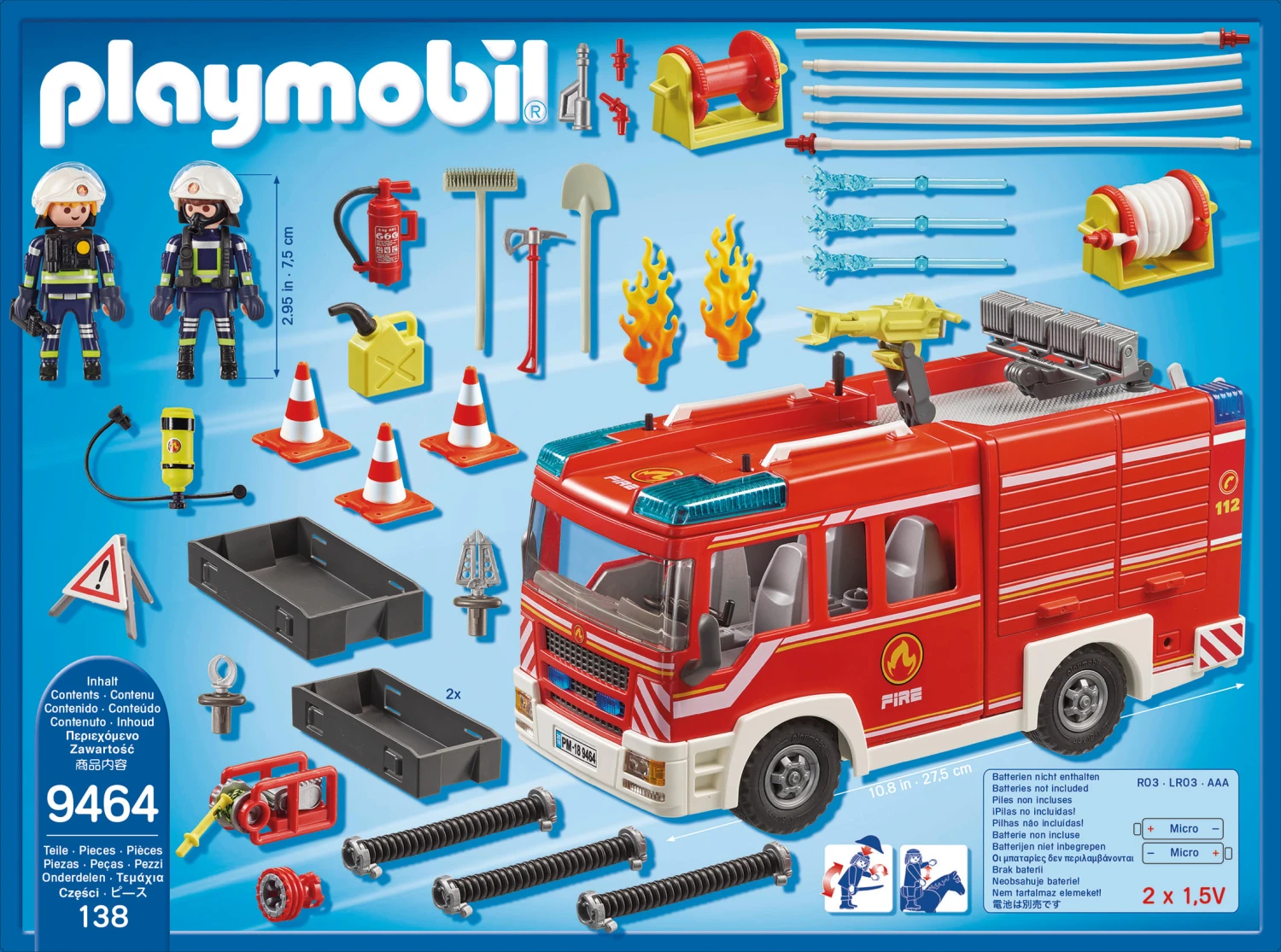 PLAYMOBIL® 9464 Feuerwehr-Rüstfahrzeug 5 PLAYMOBIL® 9464 Feuerwehr-Rüstfahrzeug – Bild 3