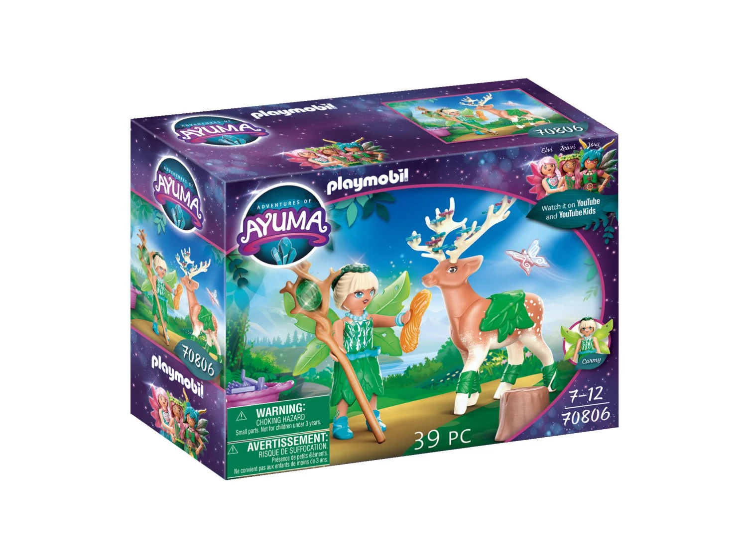 PLAYMOBIL® Adventures Of Ayuma 70806 Forest Fairy Mit Seelentier 3 PLAYMOBIL® Adventures Of Ayuma 70806 Forest Fairy Mit Seelentier