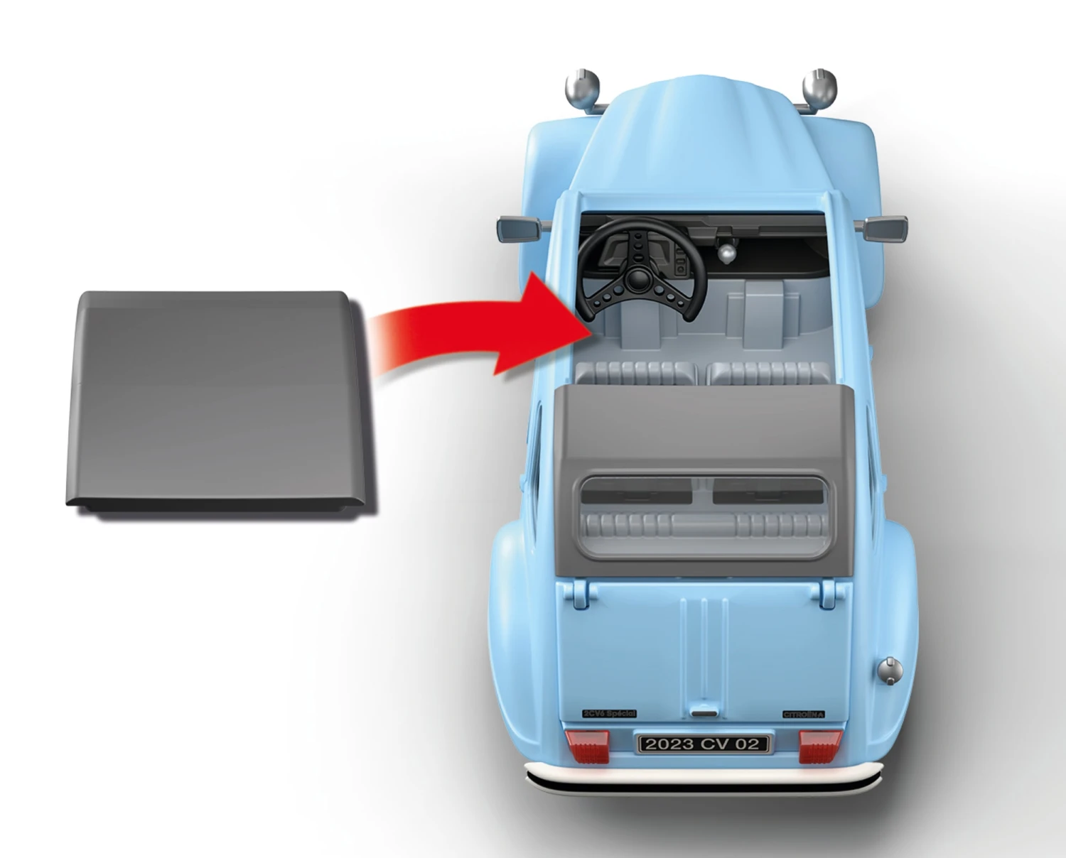 Playmobil Spielzeugauto Citroën 2CV Ab 5 Jahren 7 Playmobil Spielzeugauto Citroën 2CV Ab 5 Jahren – Bild 5